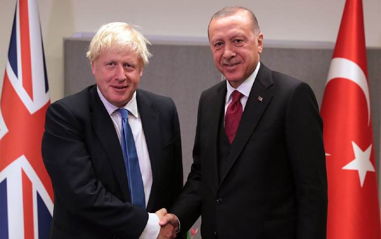 Erdogan ve Johnson'dan, Dogu Akdeniz görüsmesi!
