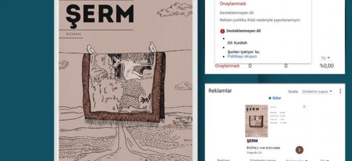 Google, Serm adli Kürtçe kitabin reklamini reddetti