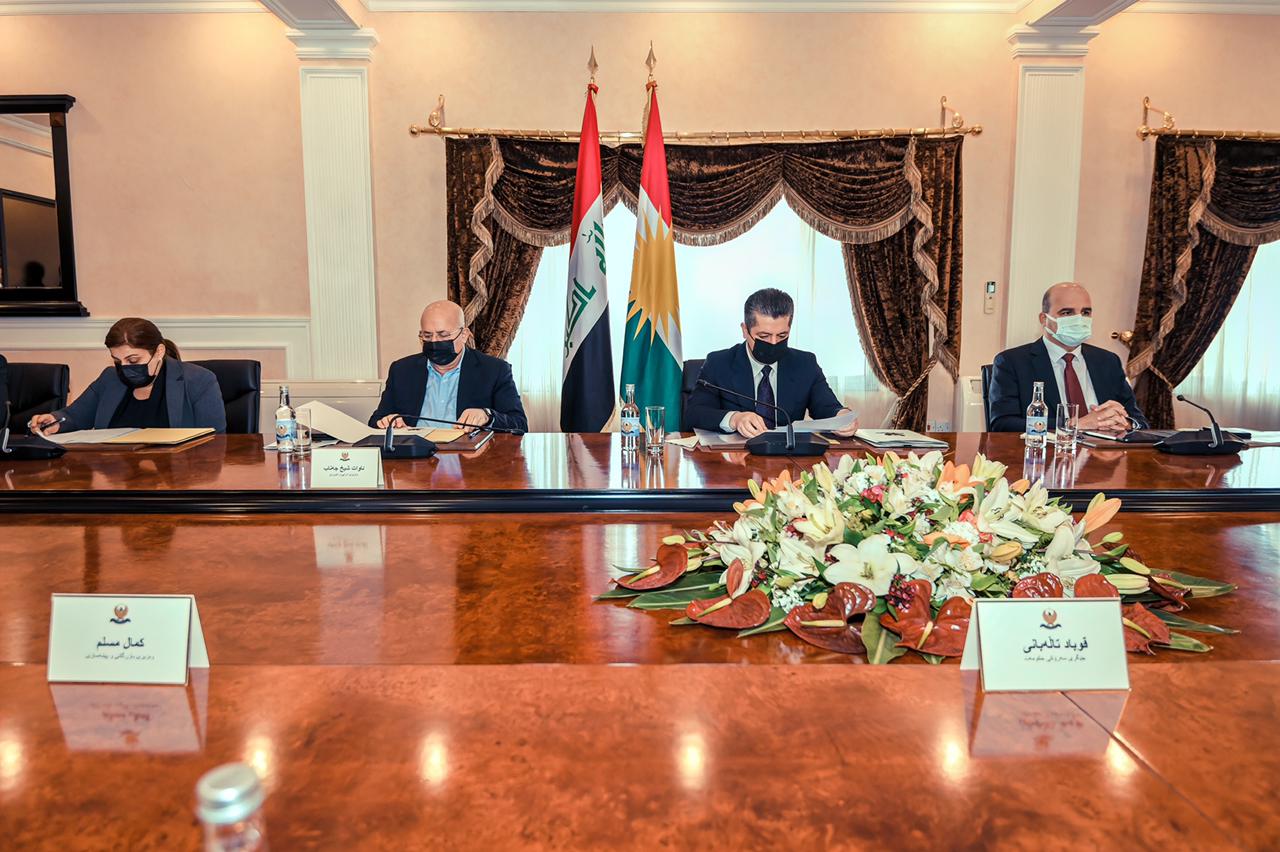 Encûmena Bilind a Veberhênanê bi seroktiya Mesrûr Barzanî civiya