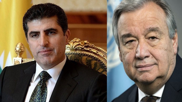 Guterres’ten Neçirvan Barzani’nin çagrisina yanit!