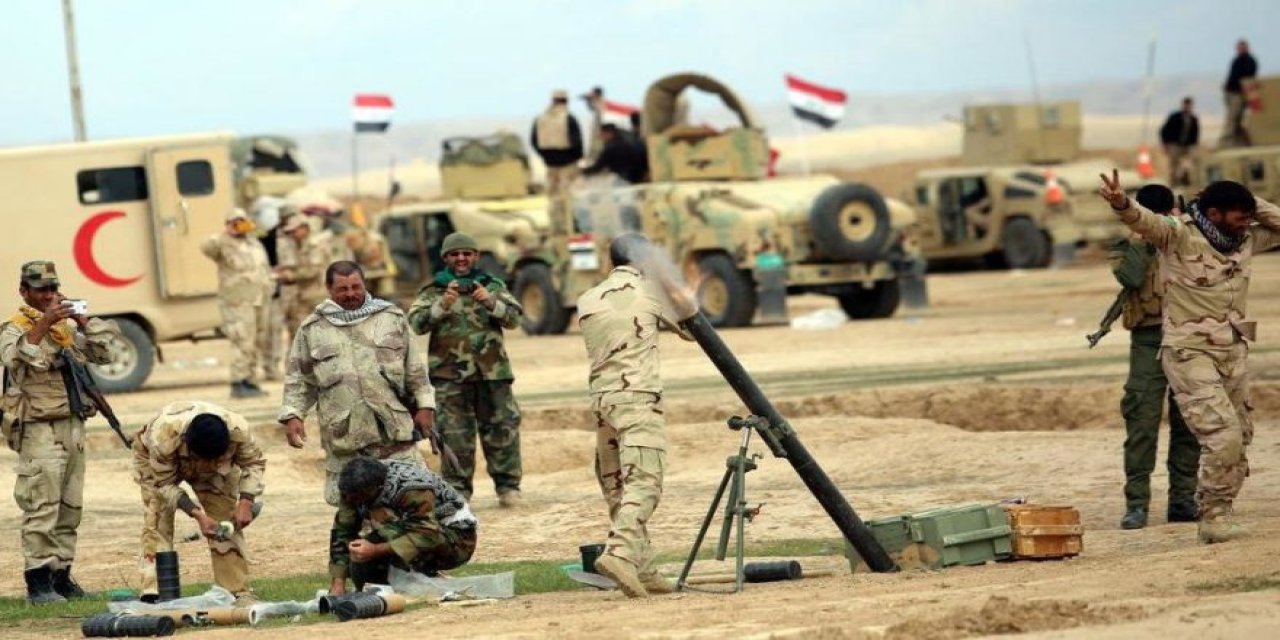 Saldirinin gerçeklestigi üste Irak ordusuna askeri yardim!