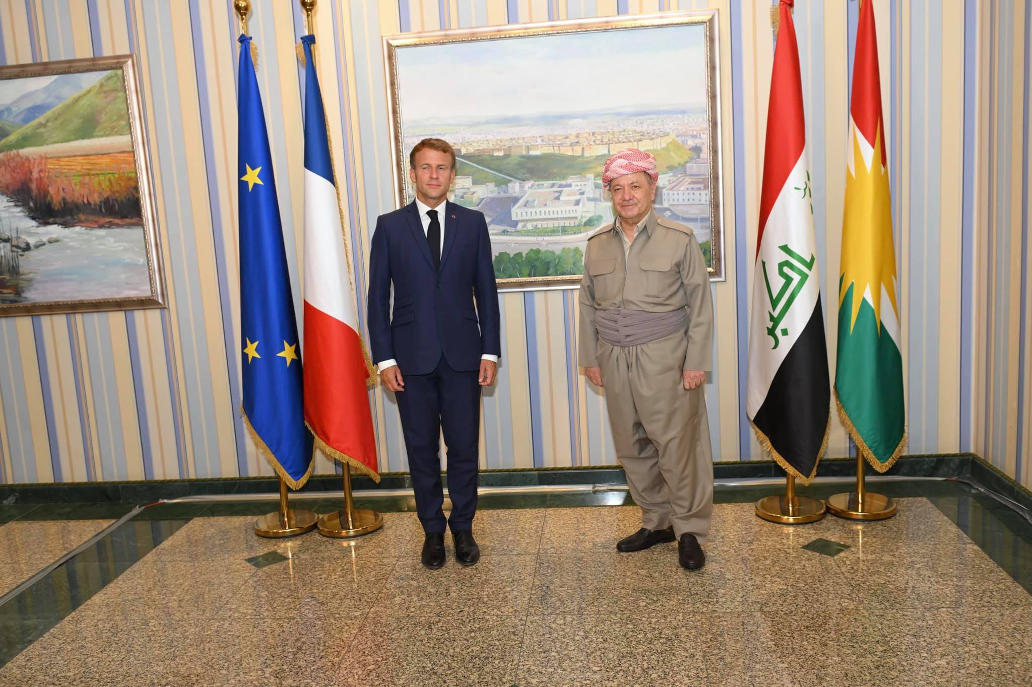 Macron’dan Pesmerge’ye övgü: Cesur savasçilar olmasaydi…