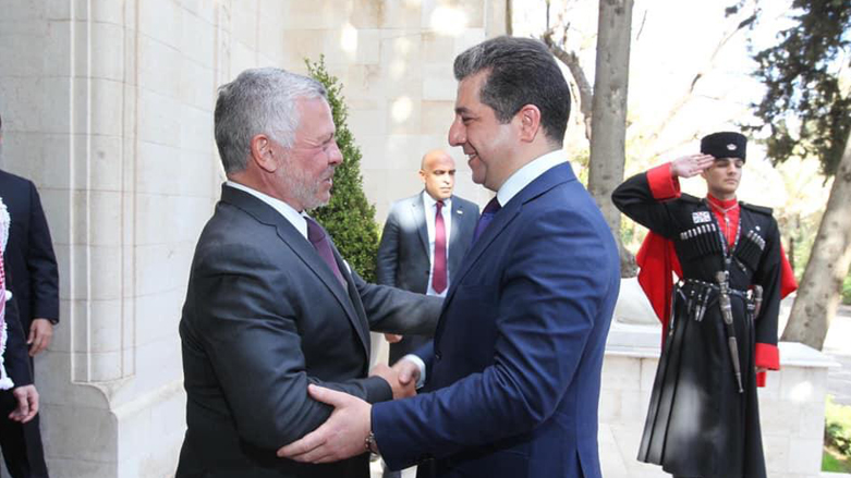 Mesrur Barzani'den Ürdün Krali ile taziye görüsmesi
