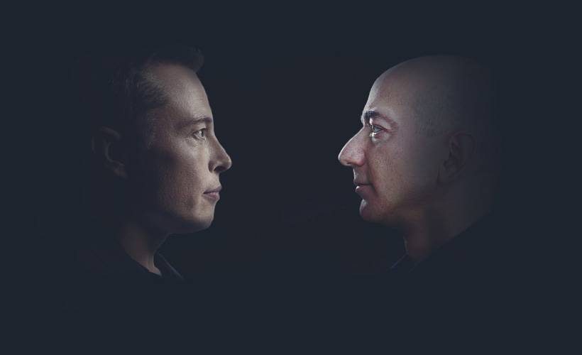 Elon Musk ve Jeff Bezos arasinda NASA rekabeti!