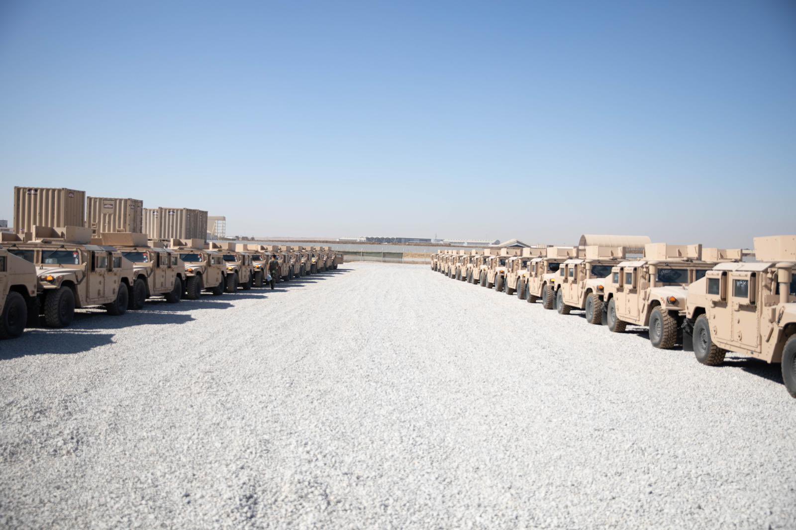 Koalisyon, çok sayida askeri araci Pesmerge Güçleri’ne teslim etti!