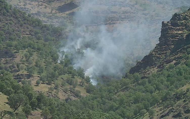 TSK’ya ait savas uçaklari PKK’ye ait bir araci vurdu!