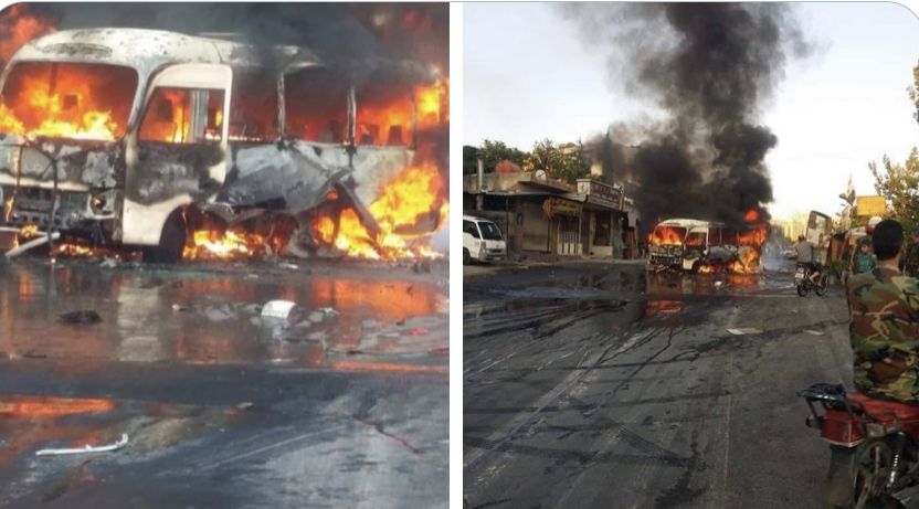 Sam’da patlama: Askeri otobüs infilak etti en az 17 ölü!