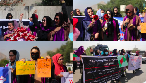 Afgan kadinlar Kabil’de yürüdü: Esitlik istiyoruz