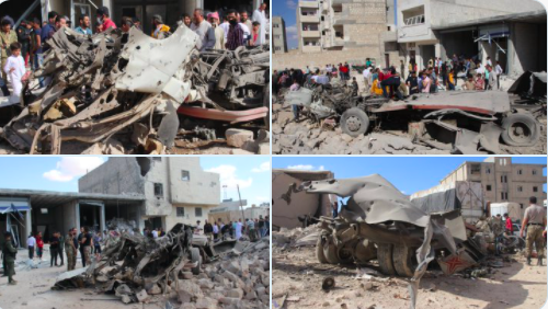 El Bab’da siddetli patlama: Yaralilar var!