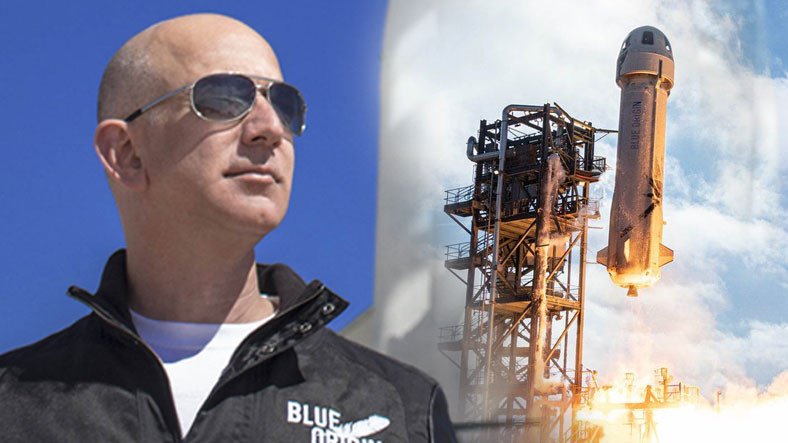 Jeff Bezos uzaya gitti: Gezi bir kaç dakika sürdü!