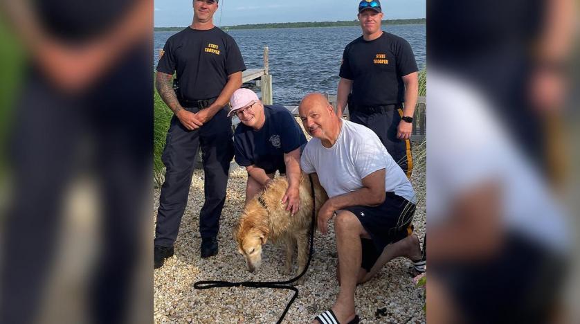 16 gündür kayip olan köpek okyanusta yüzerken bulundu