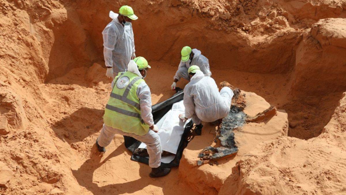 Libya'da Hafter bölgesinde toplu mezar sayisi 55'e çikti