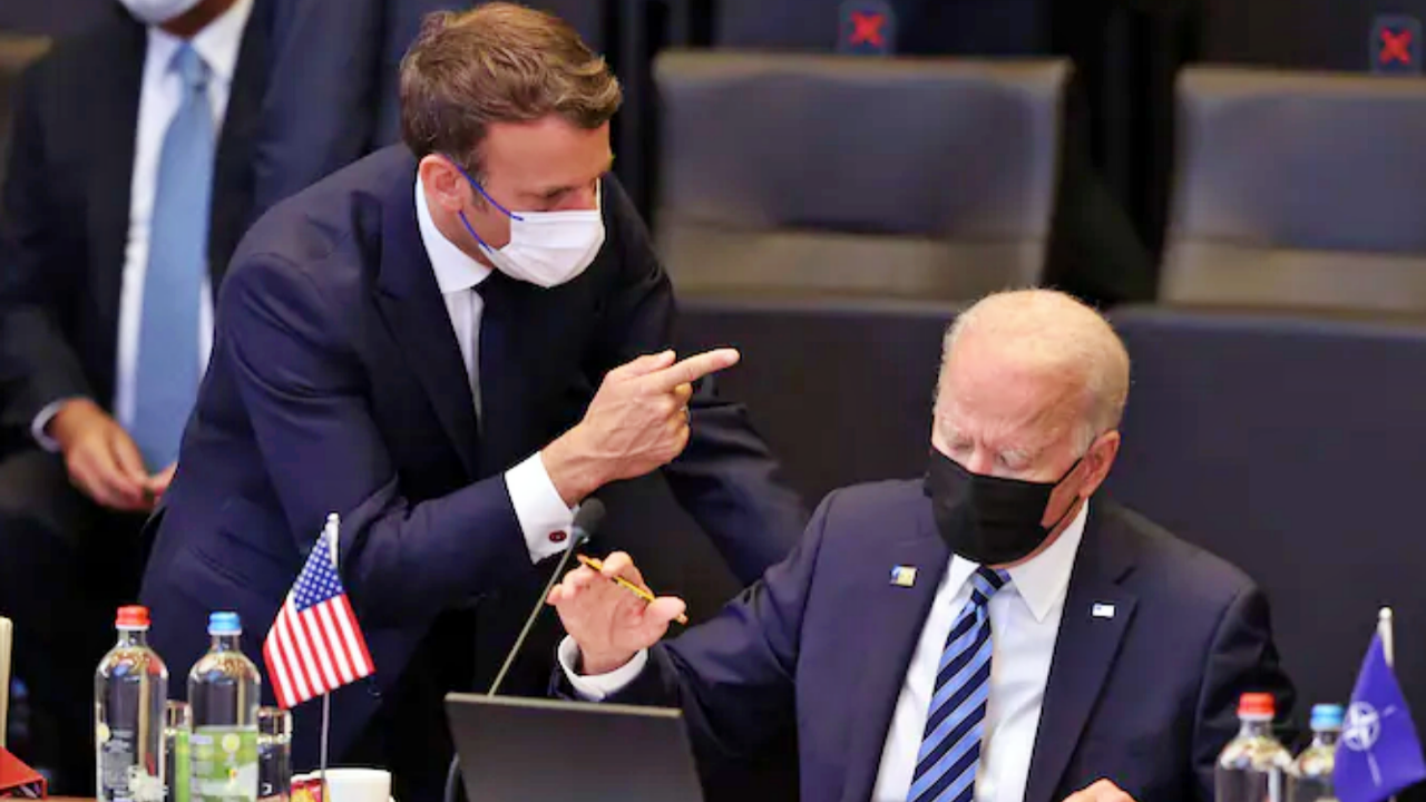ABD ve Fransa arasinda gerilim: Biden ve Macron görüstü!