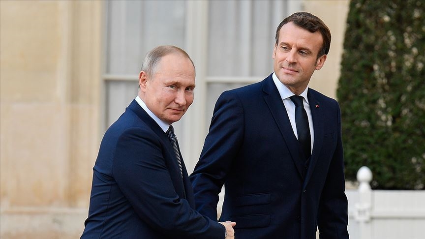 Putin-Macron, Libya ve Ukrayna sorunlarini görüstü