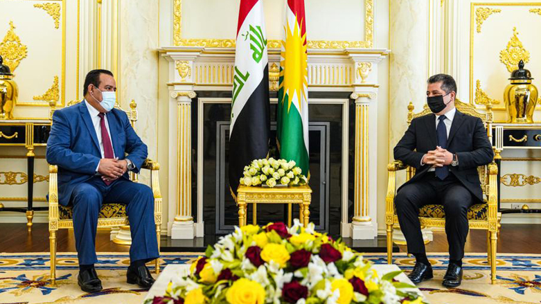 Basbakan, Irak Alame Partisi lideri El Agili ile bir araya geldi