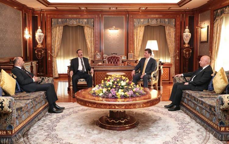 Neçirvan Barzani, Musul Valisi ile Sengal'i görüstü