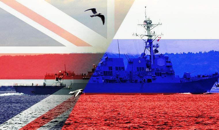 Rus ordusu, Karadeniz’de bulunan Ingiliz savas gemisine ates açti!