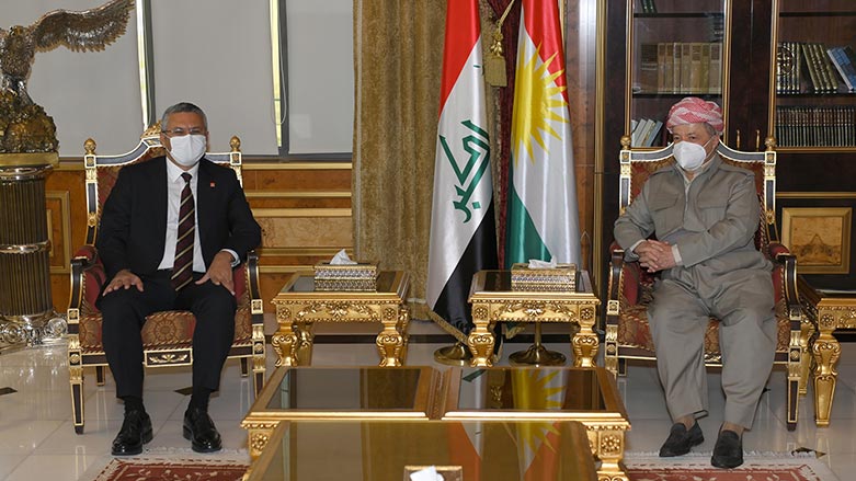 Baskan Mesud Barzani CHP heyetini kabul etti: Inkar dili terk edilmeli