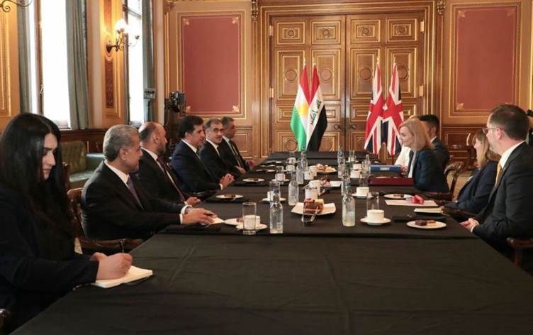 Neçirvan Barzani, Ingiltere'nin yeni Disisleri Bakani ile görüstü!