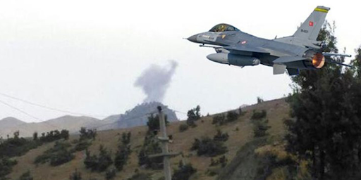 Gare'ye savas uçaklari ile bombardiman!