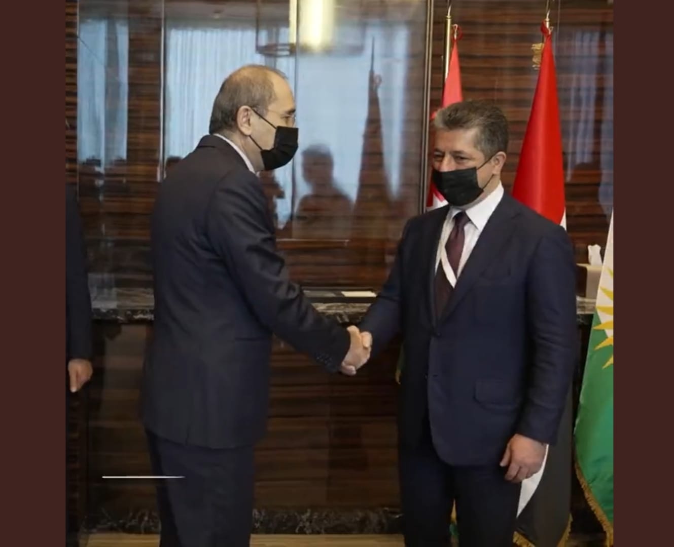 Basbakan, Ürdün Basbakan Yardimcisi ile bir araya geldi!