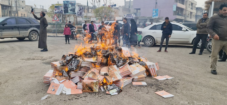 Cerablus | Türkiye’den gönderilen ders kitaplarina tepki!