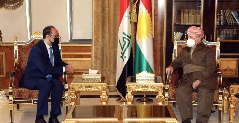 Baskan Barzani, Ürdün’ün Erbil Baskonsolosu el-Mecali ile görüstü!