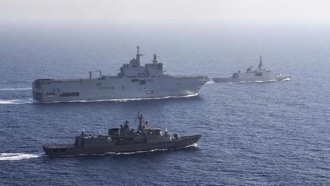 ABD ve 7 ülkeden Dogu Akdeniz'de gövde gösterisi!