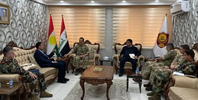 Ingiliz askeri heyeti, Pesmerge Bakanlik yetkilileri ile bir araya geldi!