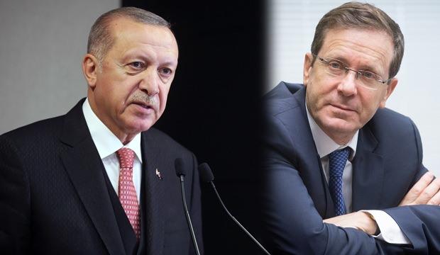 Erdogan ve Israil Cumhurbaskani Herzog görüstü