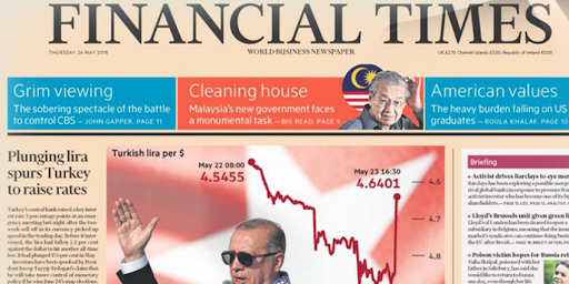 Financial Times’tan Türk Lirasi’na iliskin dikkat çekici analiz!