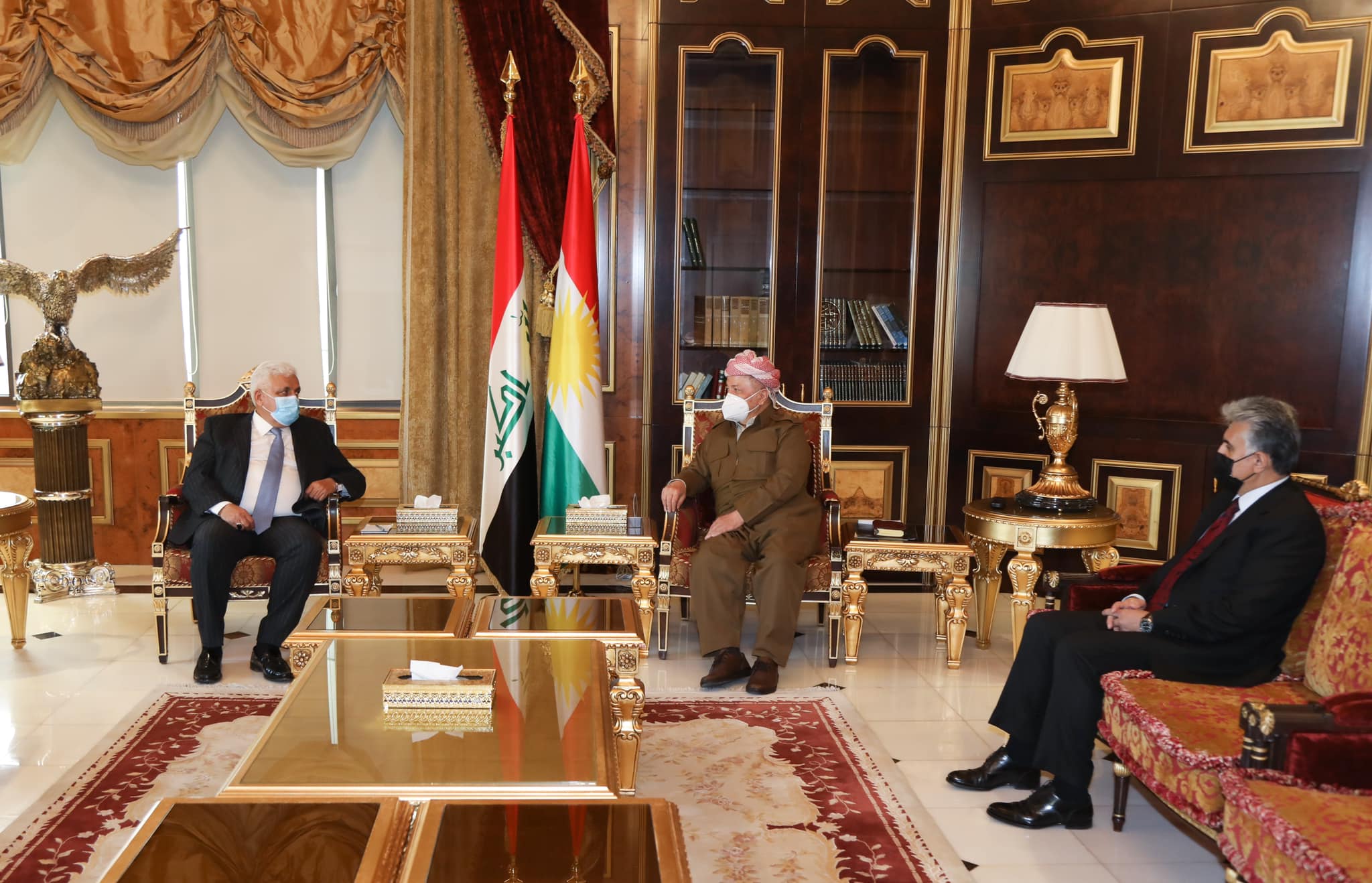 Baskan Barzani, Hasdi Sabi liderini kabul etti!