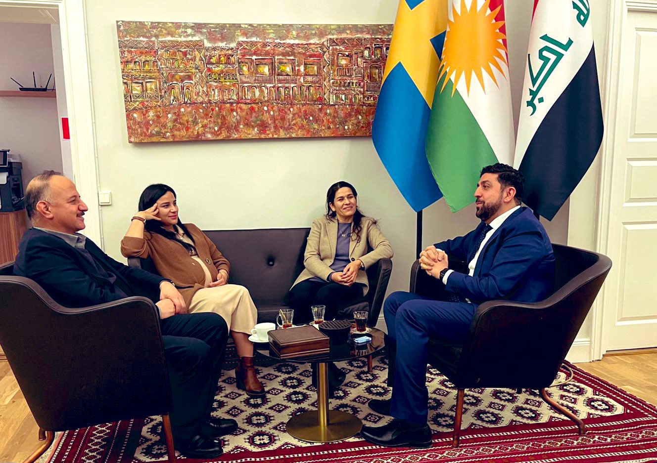 Rojava heyeti, Kürdistan Hükümeti Temsilciligi ile görüstü!