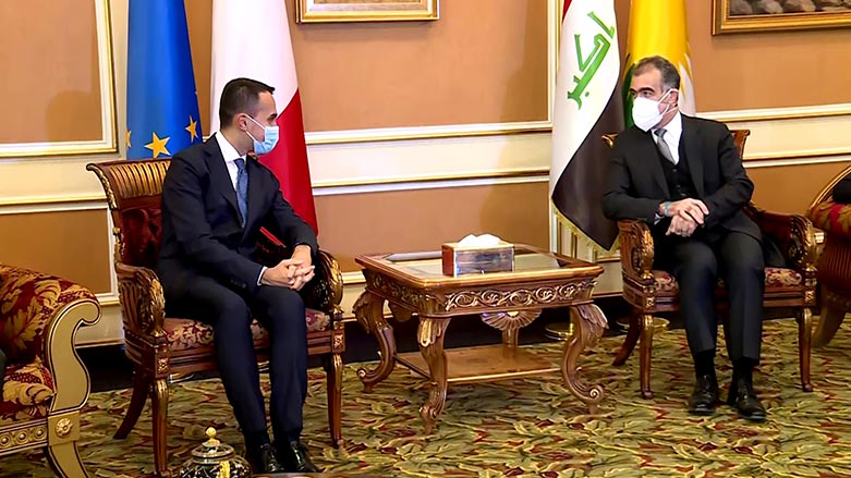 Italya Disisleri Bakani Maio baskent Erbil'de!