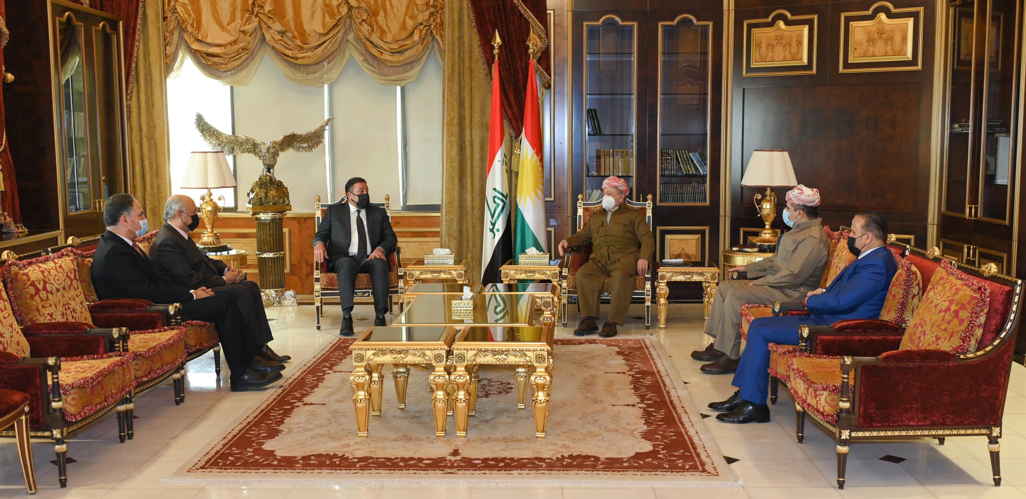 Baskan Barzani, Irakli siyasilerle ISID saldirisini ele aldi