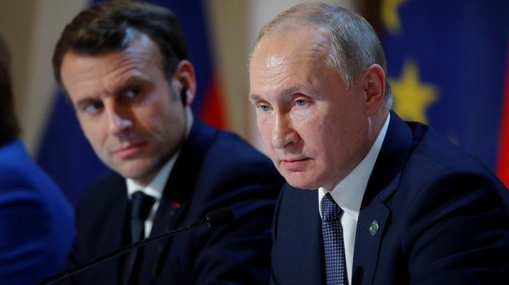 Putin-Macron, göçmen krizini görüstü!