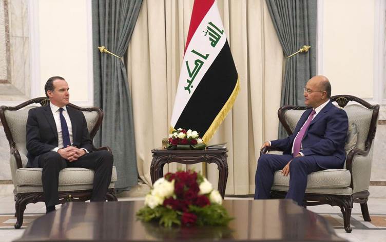 McGurk, Salih ile Irak'taki koalisyon güçlerini görüstü!