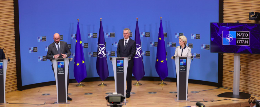 NATO toplantisi bitti: Rusya'nin Ukrayna isgaline iliskin kritik açiklamalar!