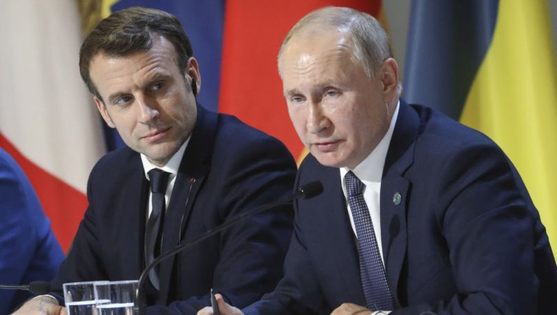 Putin ve Macron arasinda kritik görüsme: Kremlinden flas açiklama!