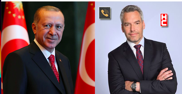 Erdogan ve Avusturya Basbakani Nehammer arasinda telefon görüsmesi