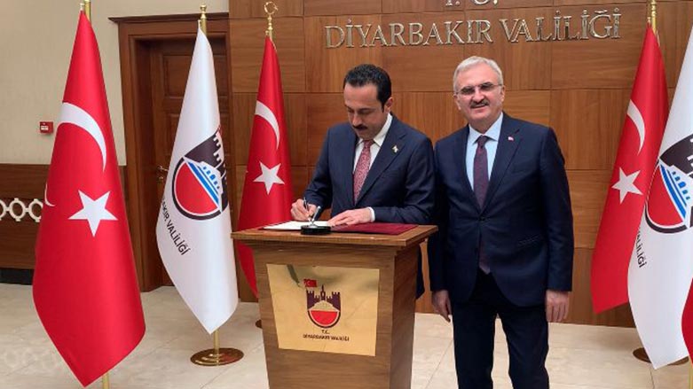 Erbil Valisi Omed Xosnaw'dan Diyarbakir Valiligi’ne ziyaret