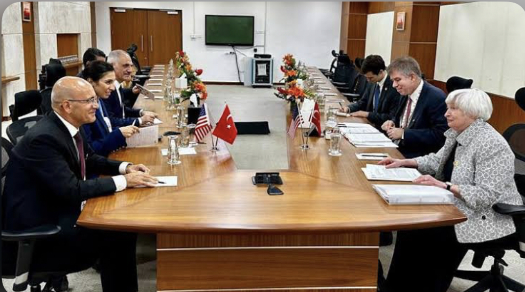 Mehmet Simsek, ABD Hazine Bakani ile görüstü