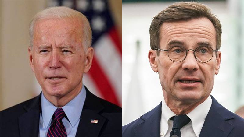 Biden, Isveç Basbakani Kristersson'u agirlayacak