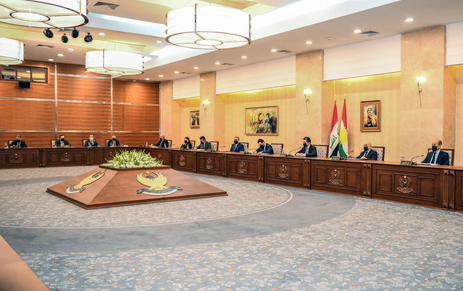 Bakanlar Kurulu Mesrur Barzani baskanliginda toplaniyor