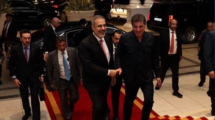 Neçirvan Barzani ve Hakan Fidan arasinda ikinci görüsme