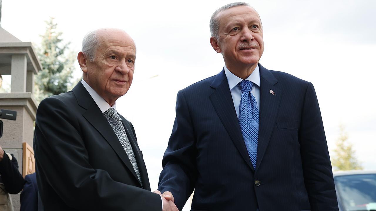 Erdogan, Bahçeli ile bir araya geldi
