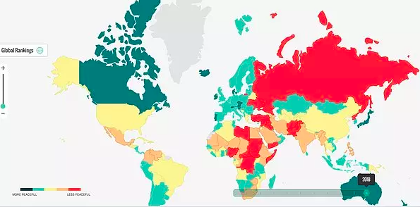 Küresel Baris Endeksi: Türkiye 147'nci sirada, Avrupa'da sonuncu