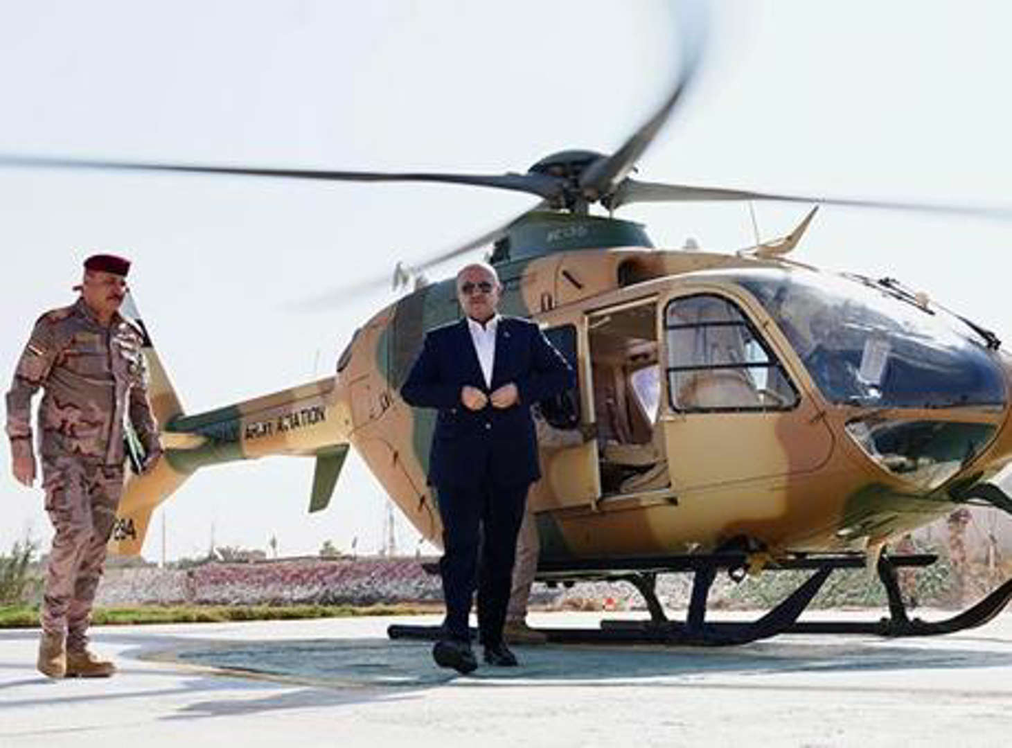 Wezîrê Berevaniya Iraqê serdana baregeha Amerîkayê kir