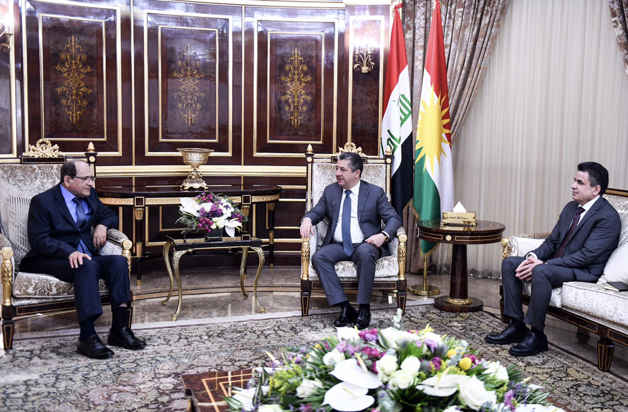 Basbakan ile Dr. Ibrahim Salih görüstü