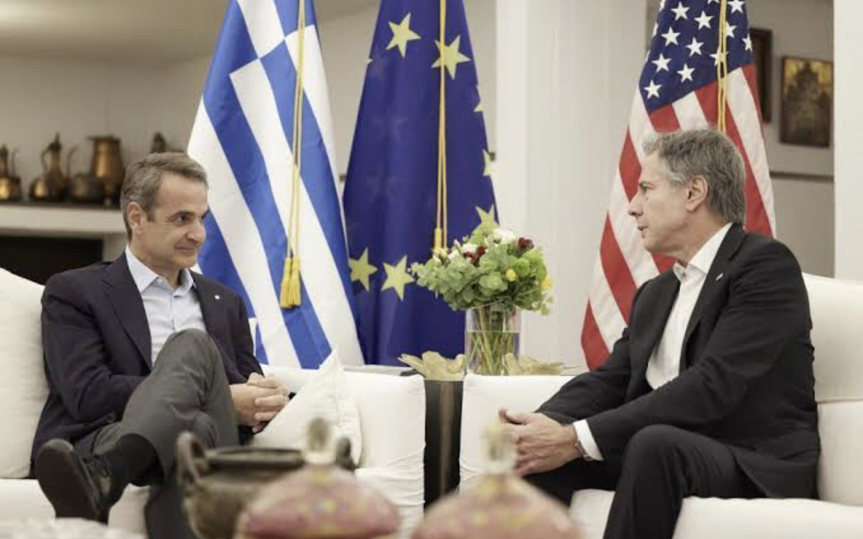 ABD Disisleri Bakani, Miçotakis ile görüstü